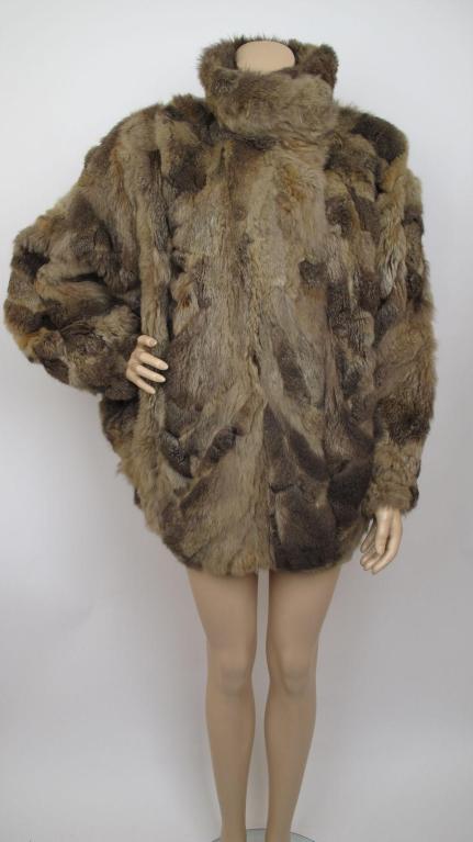RARE Gorgeous FENDI Russian Squirrel Bat Wing Jacket