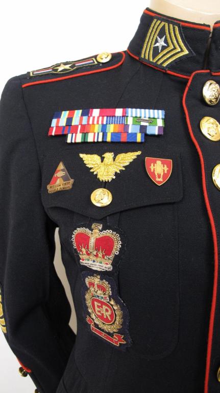 GAIL DAUER Black Military Jacket 2