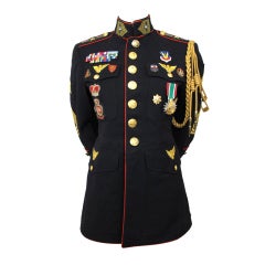 Vintage GAIL DAUER Black Military Jacket