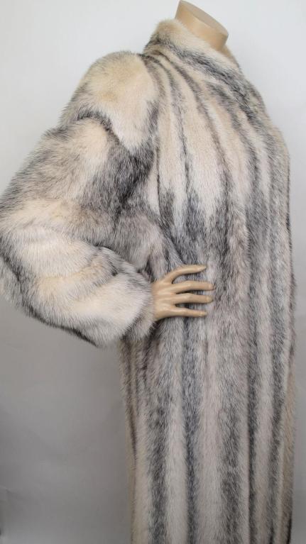 Women's JAY LENNAD FURS Long Haired Mink Coat For Sale