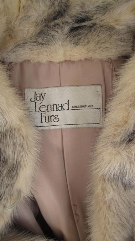 JAY LENNAD FURS Long Haired Mink Coat For Sale 3