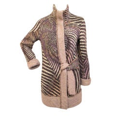 Missoni Abstract Knit Sweater Jacket