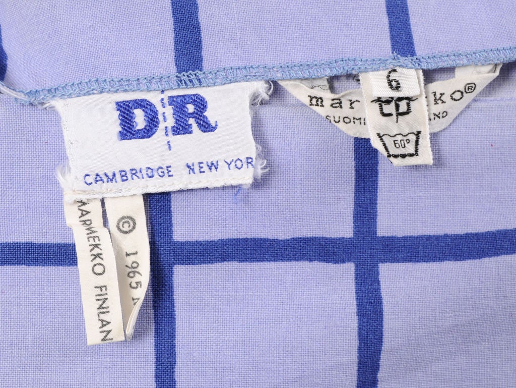 Marimekko Dress, 1965 For Sale 1