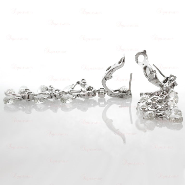 cartier diamond chandelier earrings