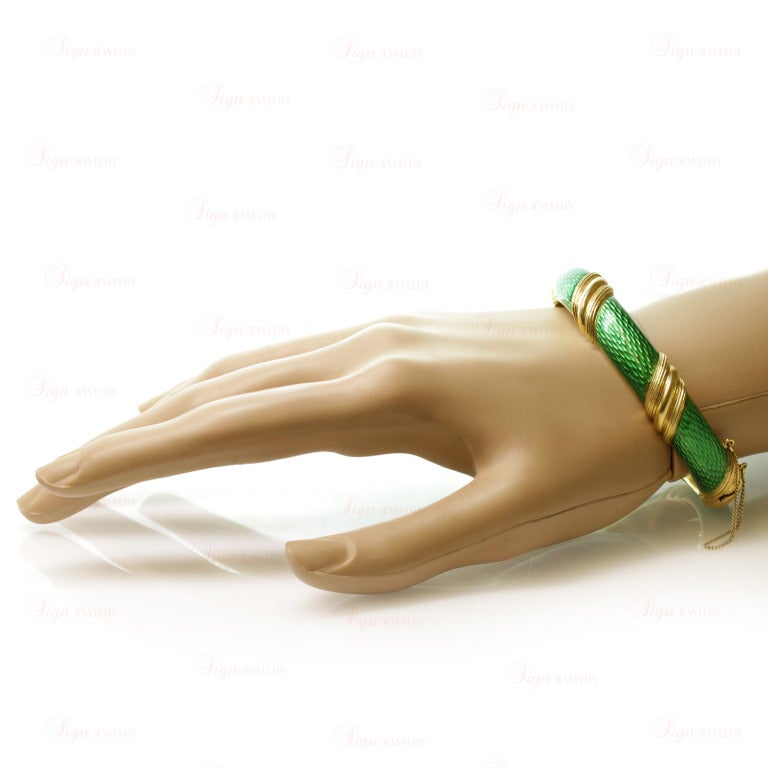 tiffany green bracelet