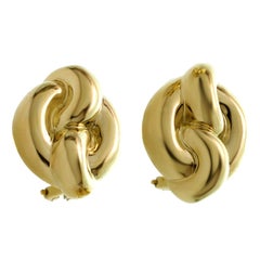 Charles Turi Yellow Gold Lever-Back Earrings
