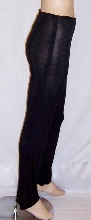 Gianni Versace-Italy-Sleek Black Women's Pants