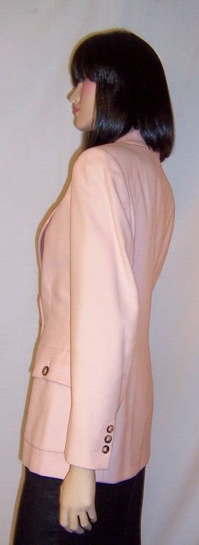 Women's Michael Kors-Luscious Pink Single-Breasted Blazer For Sale