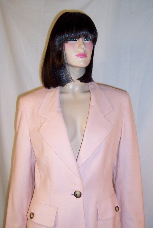 Michael Kors-Luscious Pink Single-Breasted Blazer For Sale 1