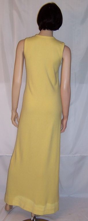Halston (1972) Cashmere Sleeveless Sweater Dress In Excellent Condition For Sale In Oradell, NJ