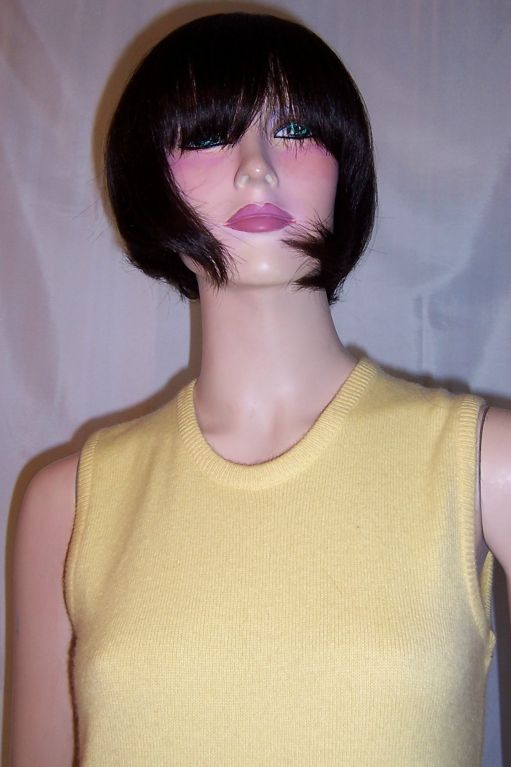 Halston (1972) Cashmere Sleeveless Sweater Dress For Sale 1
