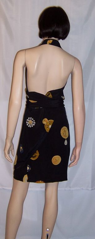 Gianfranco Ferre Printed Silk  Modern Day Sarong In Excellent Condition For Sale In Oradell, NJ