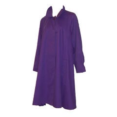 Christian Dior Violet All-Weather Coat