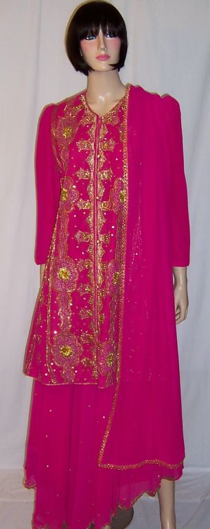 Magnificent "Bollywood" Three-Piece Ensemble