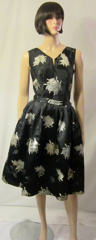 1960's Black & Silver Ensemble Custom-Made in Hong Kong