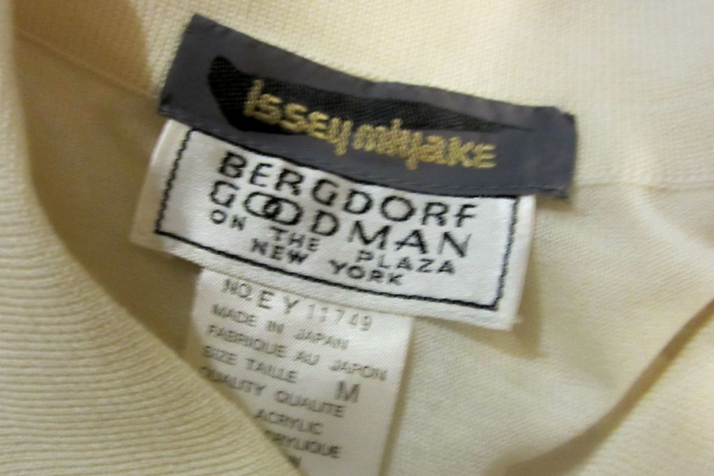 Issey Miyake Soft White Two-Piece Ensemble for Bergdorf Goodman For Sale 4