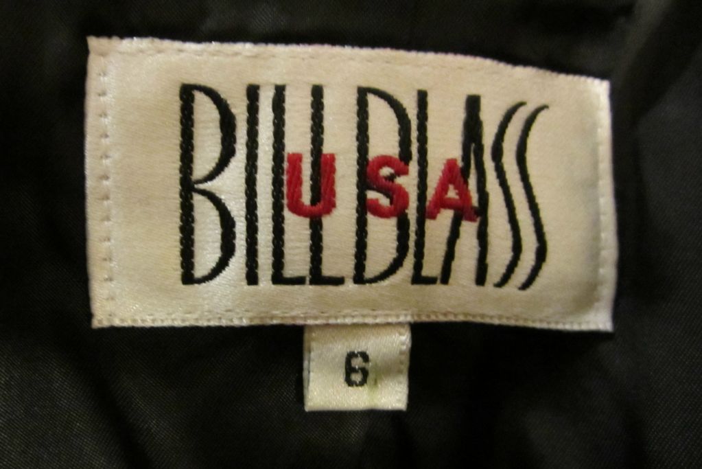 Stunning Bill Blass Black Velvet and Satin Tuxedo Suit For Sale 4