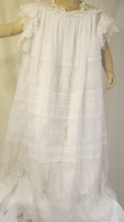 Breathtakingly Beautiful & Heavenly Child's Antique Lace Gown