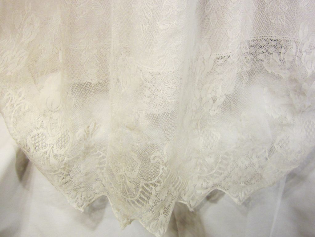 Breathtakingly Beautiful & Heavenly Child's Antique Lace Gown For Sale 4