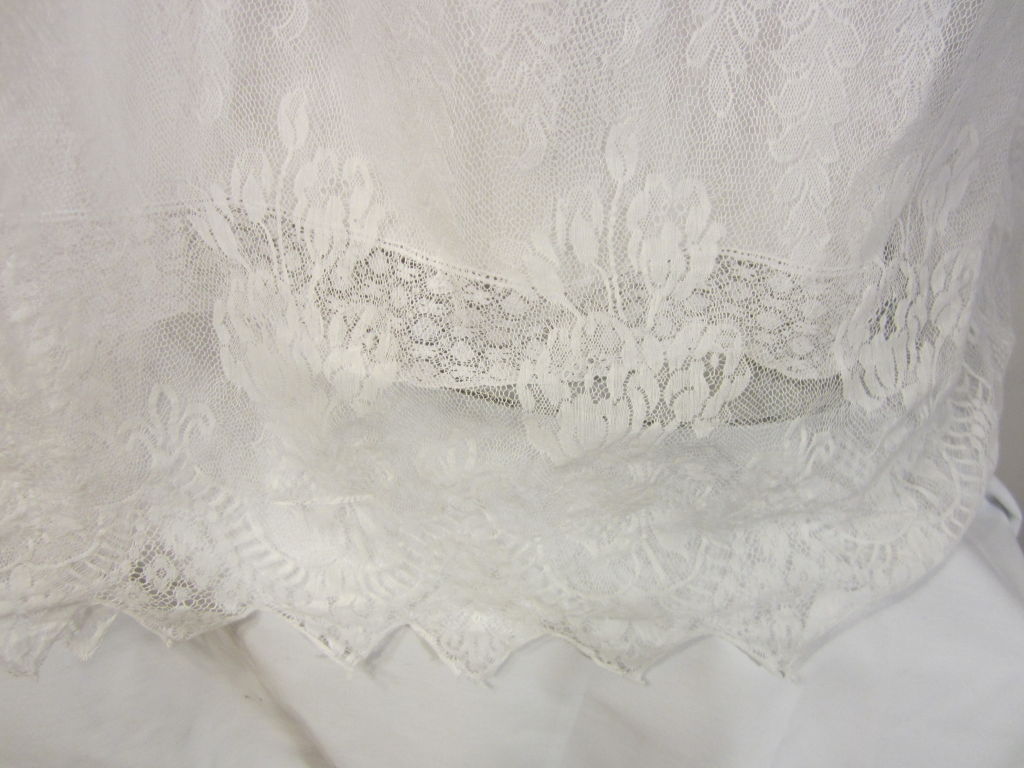 Breathtakingly Beautiful & Heavenly Child's Antique Lace Gown For Sale 5