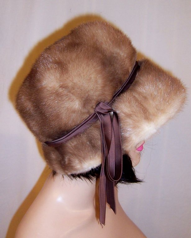 Autumn Haze Mink Cloche-Type Hat  by G. Howard Hodge For Sale 1