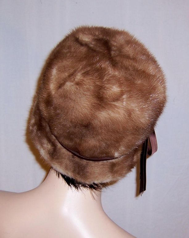 Autumn Haze Mink Cloche-Type Hat  by G. Howard Hodge For Sale 2