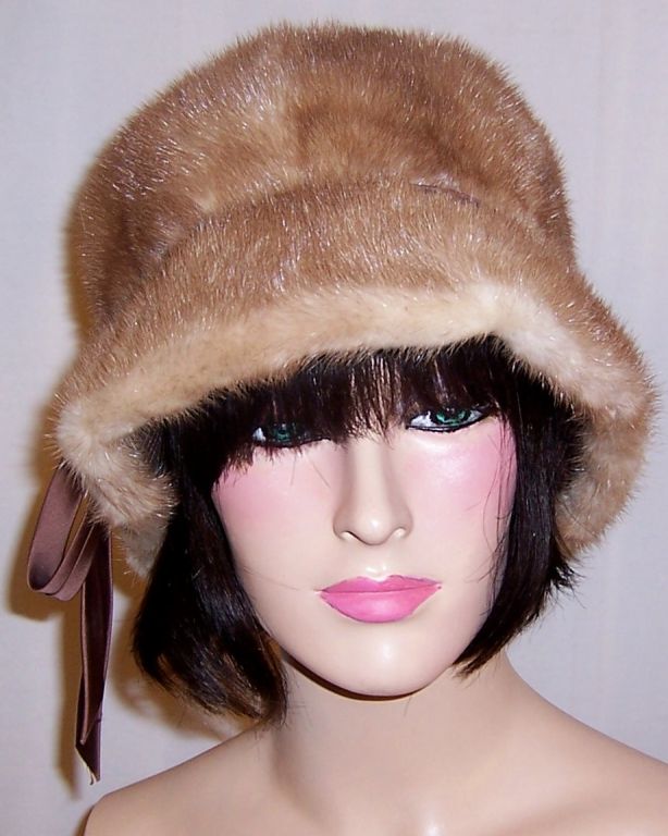 Autumn Haze Mink Cloche-Type Hat  by G. Howard Hodge For Sale 4
