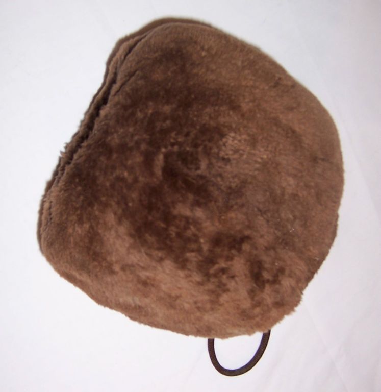 Adorable Brown Mouton Fur Muff