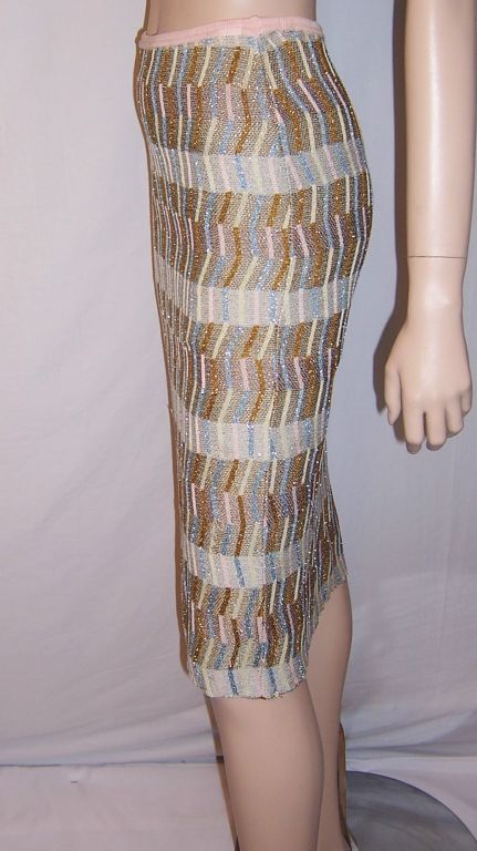 Bazar de Christan Lacroix (1994) Knit Skirt with Ethnic Flavour For Sale 1
