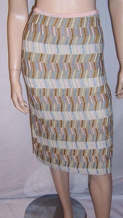 Bazar de Christan Lacroix (1994) Knit Skirt with Ethnic Flavour For Sale 2