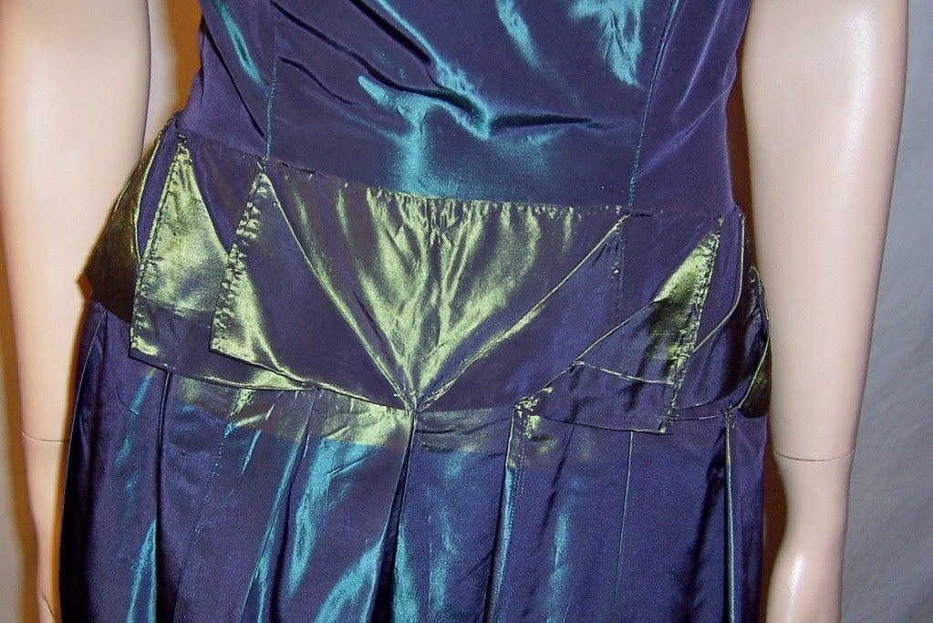 Arduase Silk Taffeta Gown For Sale 6