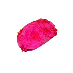 Shocking Pink Chapeau by La Rose New York