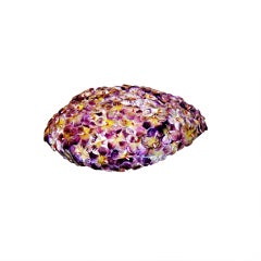 Vintage Springtime Chapeau Covered in Violets