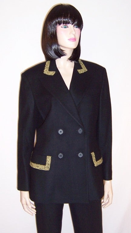 Handsome Mondi-Germany,  Jacket with Black & Yellow Trim