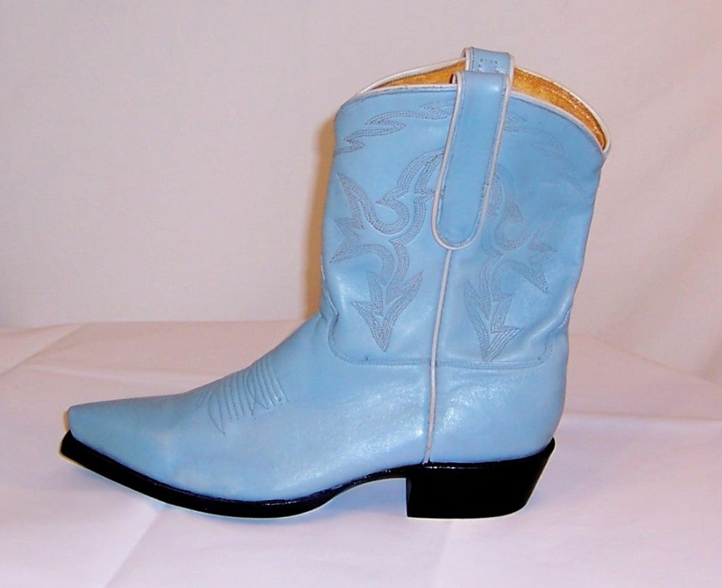 baby blue cowboy boots
