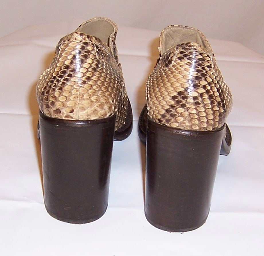 Women's or Men's Freelance Classics-Made In France-Snakeskin Shoes