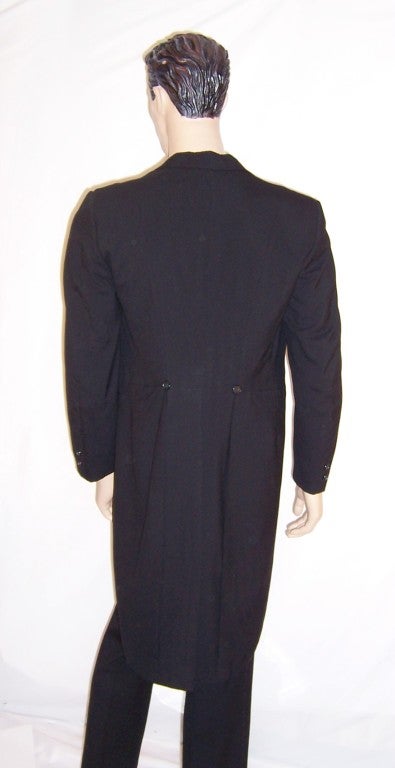 Men's, Palm Beach Formals-Black Tuxedo with Tails For Sale 2