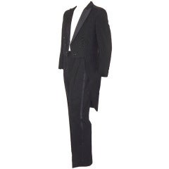 Vintage Men's, Palm Beach Formals-Black Tuxedo with Tails