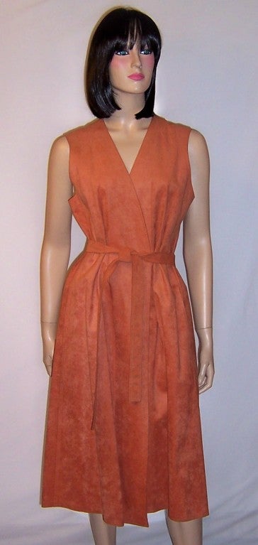 Halston Ultrasuede Tunic Dress