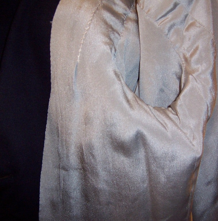 Woman's Edwardian (1901-1919) Midnight Navy Walking Suit For Sale 1