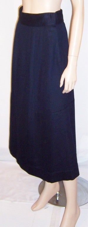 Woman's Edwardian (1901-1919) Midnight Navy Walking Suit For Sale 2