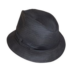 Men's Summer Weight Black Hat by Dobbs, Fifth Avenue