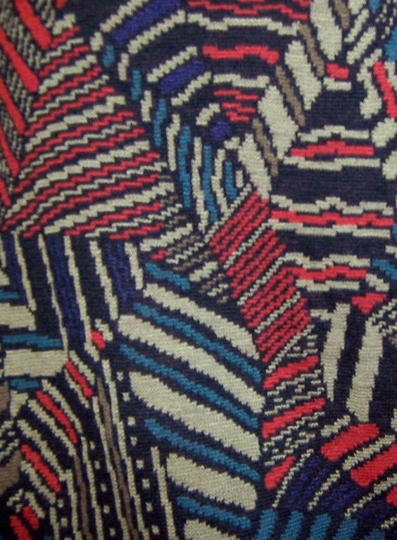 Men's Missoni Multi-Colored Patterned Pullover Sweater For Sale 5