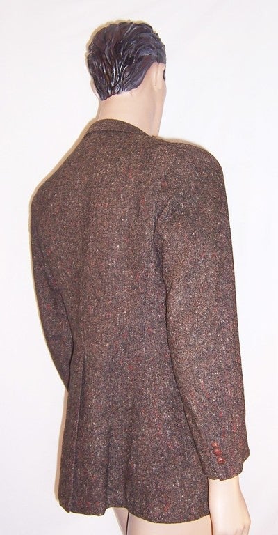 Men's Imported Donegal Tweed Jacket For Sale 1