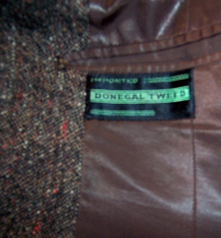 Men's Imported Donegal Tweed Jacket For Sale 3