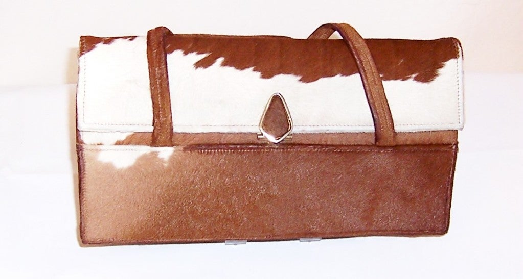 1960's Genuine Pony Skin Handbag