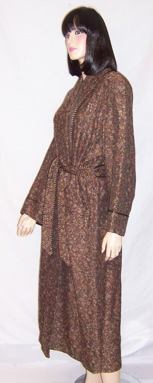Kathie Keller-Luxurious Jacquard Woven Women's Winter Robe For Sale 2