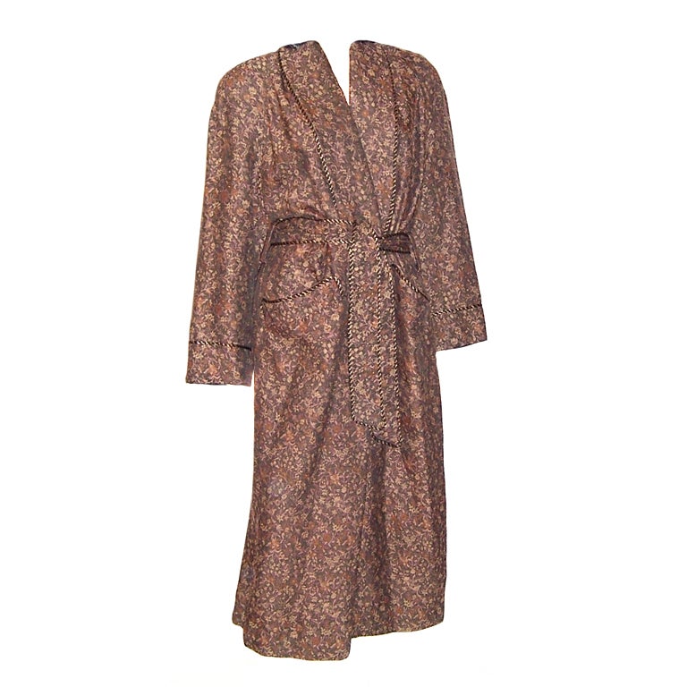 Kathie Keller-Luxurious Jacquard Woven Women's Winter Robe For Sale