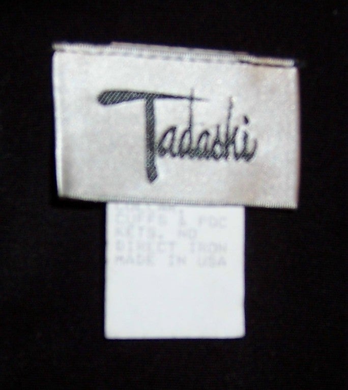 Tadashi Black Blazer with Brass Studs & Embellishments For Sale 4