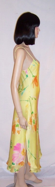 ralph lauren yellow floral dress